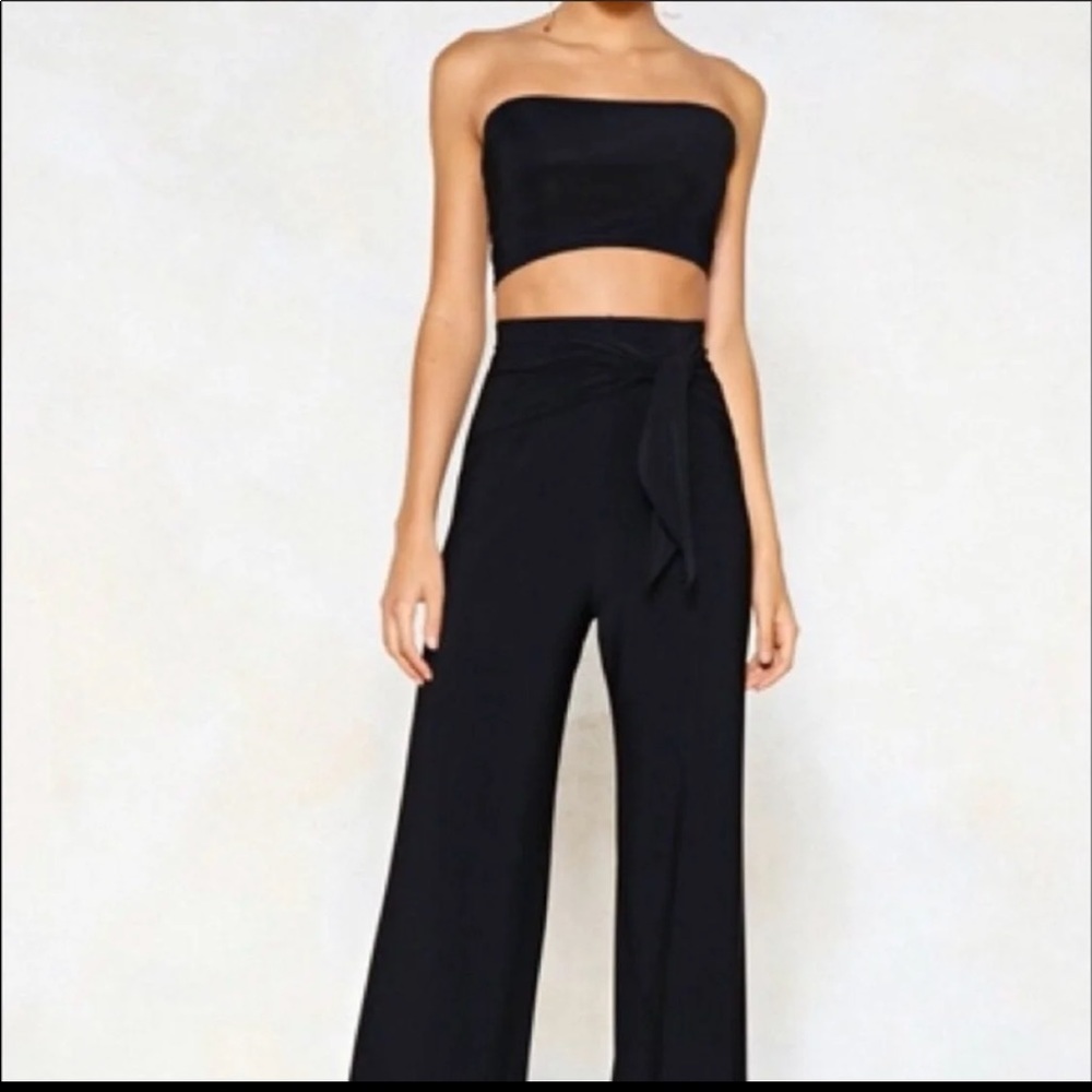 Nasty Gal 2 piece black set